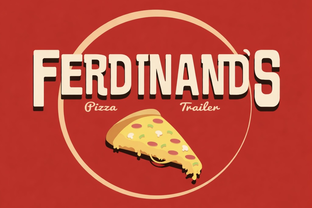Ferdinand’s Pizza Trailer Logo